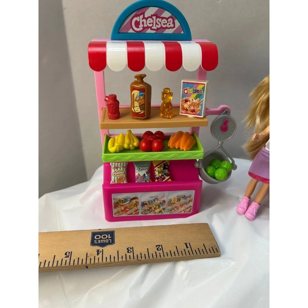 Barbie Chelsea Can Be Snack Stand Playset with Doll and Accessories GTN67